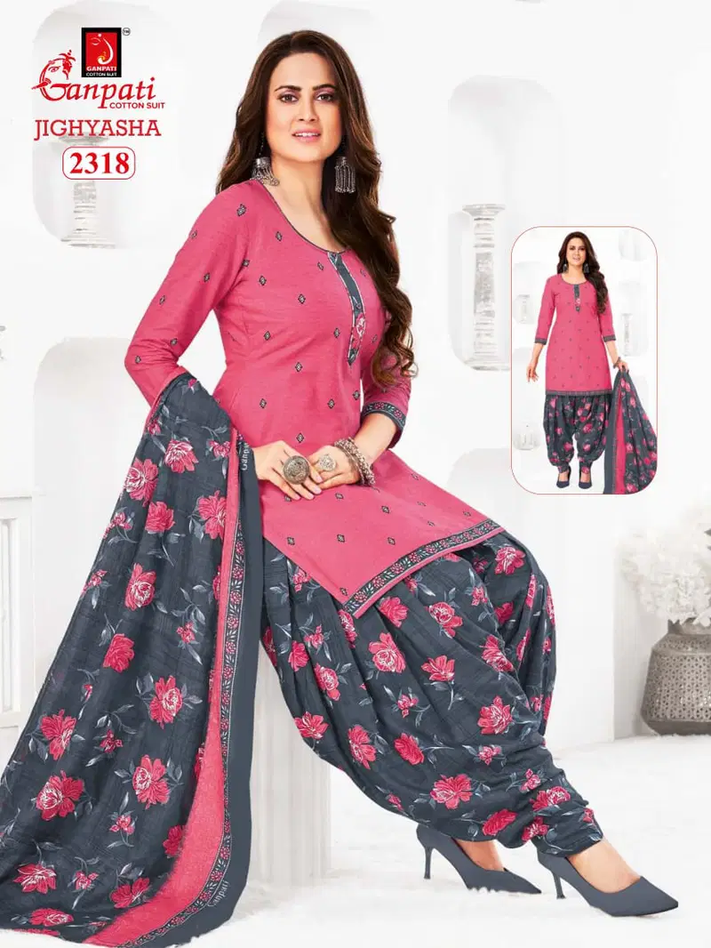 Jighyasha 23 By Ganpati Cotton Printed Dress Material Suppliers In India